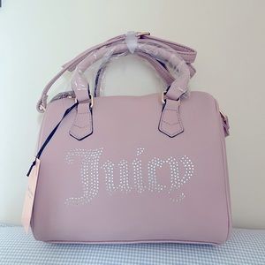 Juicy Couture Dusty Blush Classic Satchel Handbag